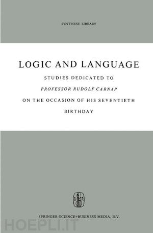 kazemier b.h. (curatore); vuysje d. (curatore) - logic and language