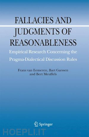 van eemeren frans h.; garssen bart; meuffels bert - fallacies and judgments of reasonableness