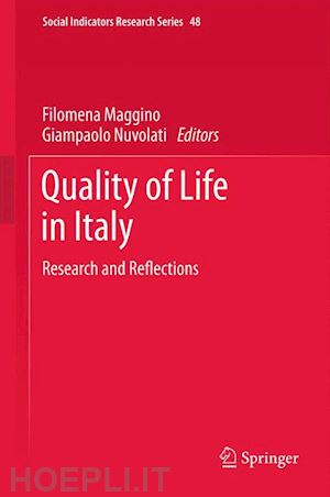 maggino filomena (curatore); nuvolati giampaolo (curatore) - quality of life in italy