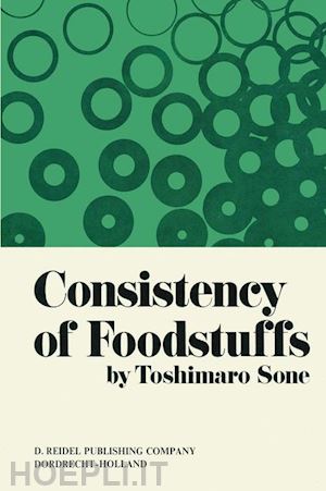 sone t. - consistency of foodstuffs