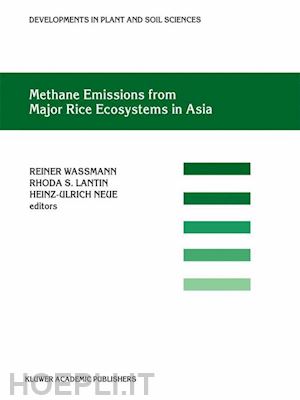 wassmann reiner (curatore); lantin rhoda s. (curatore); neue heinz-ulrich (curatore) - methane emissions from major rice ecosystems in asia