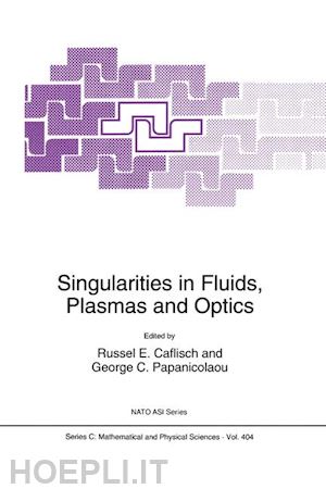 caflisch russel (curatore); papanicolaou george c. (curatore) - singularities in fluids, plasmas and optics