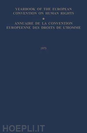 council of europe staff - yearbook of the european convention on human rights / annuaire de la convention europeenne des droits de l’homme