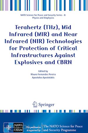 pereira mauro fernandes (curatore); apostolakis apostolos (curatore) - terahertz (thz), mid infrared (mir) and near infrared (nir) technologies for protection of critical infrastructures against explosives and cbrn