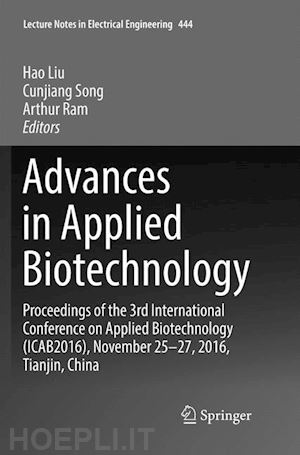 liu hao (curatore); song cunjiang (curatore); ram arthur (curatore) - advances in applied biotechnology