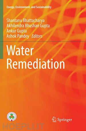 bhattacharya shantanu (curatore); gupta akhilendra bhushan (curatore); gupta ankur (curatore); pandey ashok (curatore) - water remediation