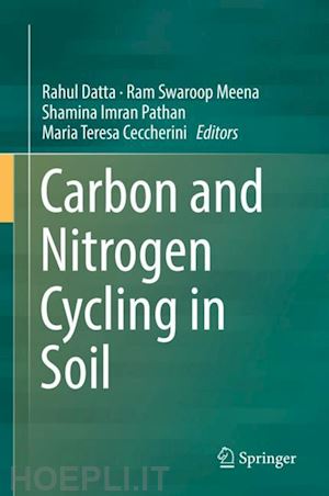 datta rahul (curatore); meena ram swaroop (curatore); pathan shamina imran (curatore); ceccherini maria teresa (curatore) - carbon and nitrogen cycling in soil