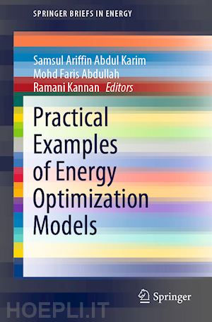 karim samsul ariffin abdul (curatore); abdullah mohd faris (curatore); kannan ramani (curatore) - practical examples of energy optimization models