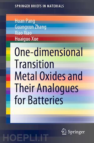 pang huan; zhang guangxun; xiao xiao; xue huaiguo - one-dimensional transition metal oxides and their analogues for batteries