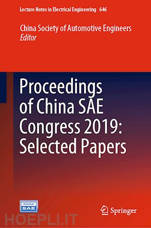  - proceedings of china sae congress 2019: selected papers