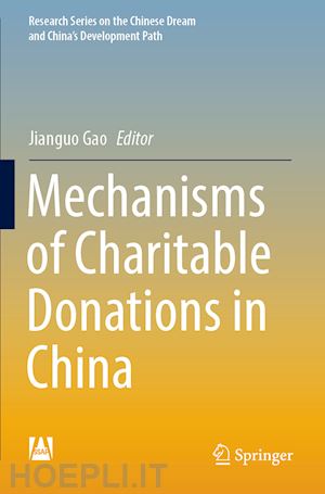 gao jianguo (curatore) - mechanisms of charitable donations in china