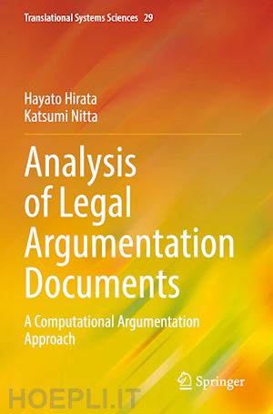 hirata hayato; nitta katsumi - analysis of legal argumentation documents