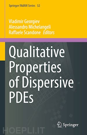 georgiev vladimir (curatore); michelangeli alessandro (curatore); scandone raffaele (curatore) - qualitative properties of dispersive pdes