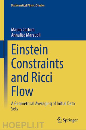 carfora mauro; marzuoli annalisa - einstein constraints and ricci flow