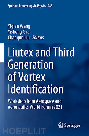 wang yiqian (curatore); gao yisheng (curatore); liu chaoqun (curatore) - liutex and third generation of vortex identification