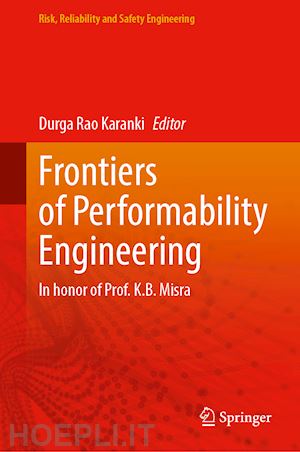 karanki durga rao (curatore) - frontiers of performability engineering