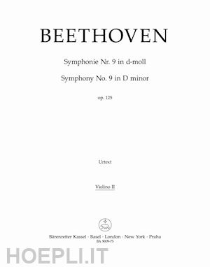 beethoven ludwig van - symphony no. 9 in d minor op. 125 - violino ii