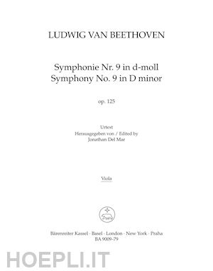 beethoven ludwig van - symphony no. 9 in d minor op. 125 - viola