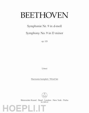 beethoven ludwig van - symphony no. 9 in d minor op. 125 - wind set