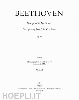 beethoven ludwig van - symphony no. 5 in c minor op. 67 - violino i