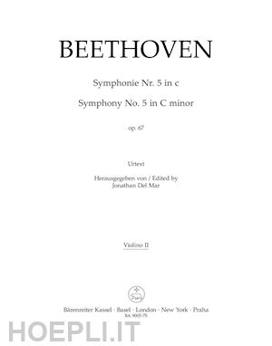 beethoven ludwig van - symphony no. 5 in c minor op. 67 - violino ii