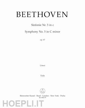 beethoven ludwig van - symphony no. 5 in c minor op. 67 - viola