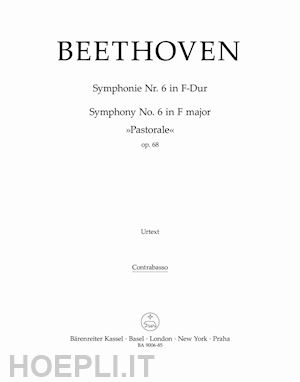 beethoven ludwig van - symphony no. 6 in f major op. 68 pastorale - contrabbasso