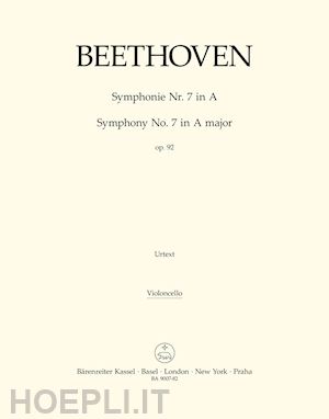 beethoven ludwig van - symphony no. 7 in a major op. 92 - violoncello