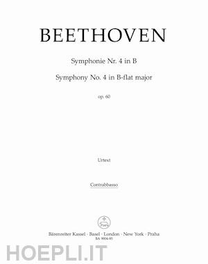 beethoven ludwig van - symphony no. 4 in b-flat major op. 60 - contrabbasso