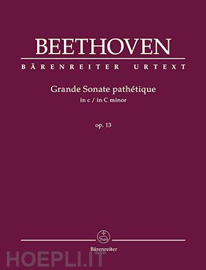beethoven ludwig van - grande sonate pathetique in c minor for pianoforte op. 13