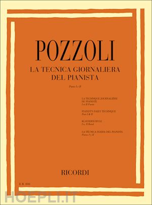 pozzoli ettore - tecnica giornaliera del pianista - parte i e 2