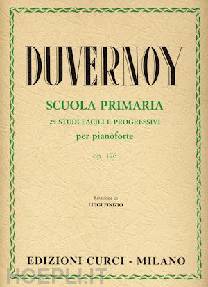 duvernoy jean b. - scuola primaria del pianoforte op. 176. 25 studi facili e progressivi