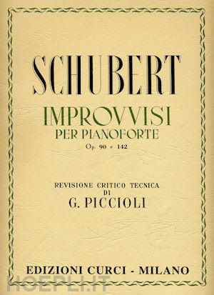 schubert franz - improvvisi per pianoforte op. 90 e 142
