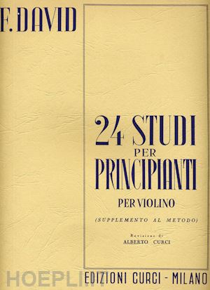 david félicien-césar - 24 studi per principianti per violino (supplemento al metodo)