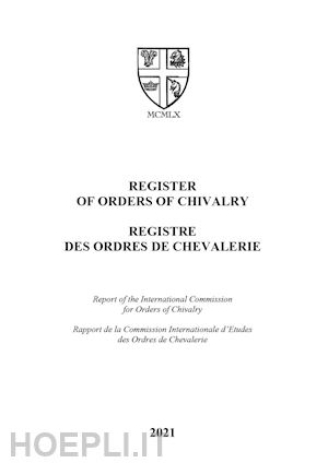  - register or orders of chivalry-registre des ordres de chevalerie
