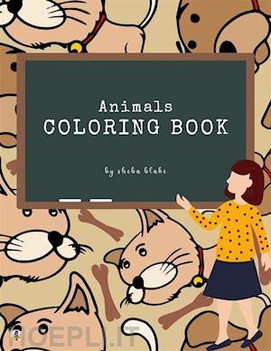 sheba blake - animals coloring book for kids ages 3+ (printable version)