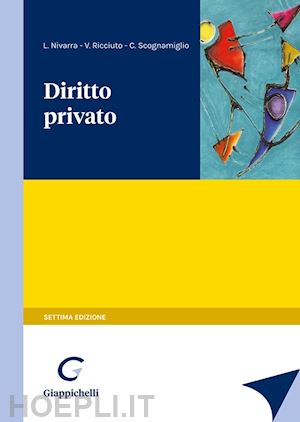 nivarra luca; ricciuto vincenzo; scognamiglio claudio - diritto privato