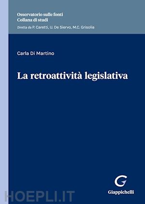 di martino carla - la retroattivita' legislativa