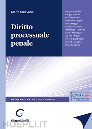 chiavario mario - diritto processuale penale