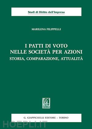 filippelli marilena - i patti di voto nella societa' per azioni