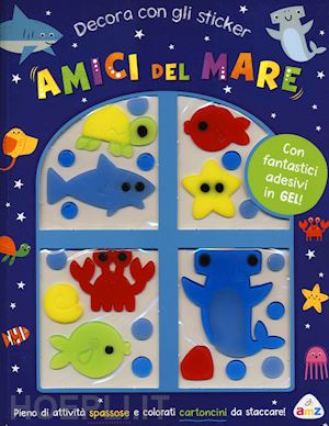 Libro di attività: I miei dipinti con adesivi Animali fantastici