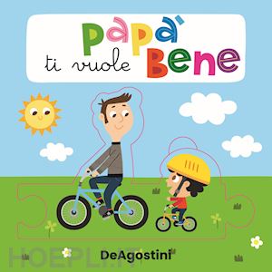 aa.vv. - papa' ti voglio bene. libro puzzle. ediz. a colori