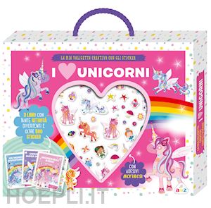  - unicorni. valigetta con sticker