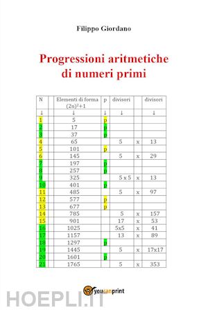 giordano filippo - progressioni aritmetiche di numeri primi