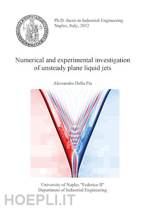 della pia alessandro - numerical and experimental investigation of unsteady plane liquid jets