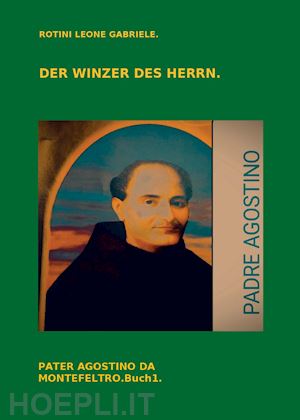 rotini leone gabriele - der winzer des herrn. pater agostino da montefeltro. vol. 1