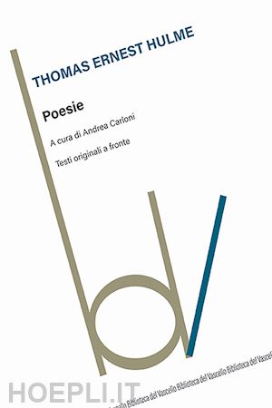 hulme thomas ernest - poesie