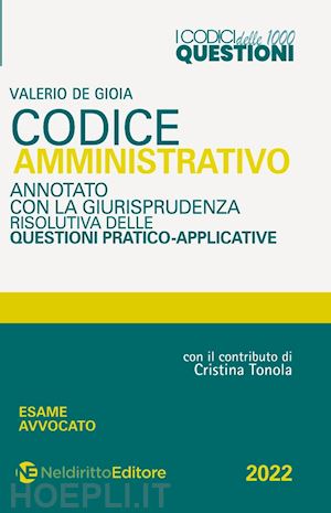 de gioia valerio - codice amministrativo