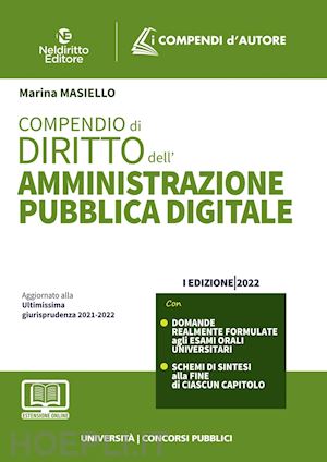 masiello marina - compendio di diritto dell'amministrazione pubblica digitale