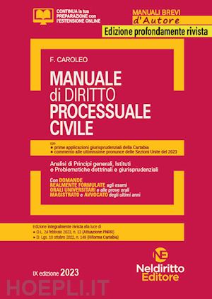 caroleo franco - manuale di diritto processuale civile